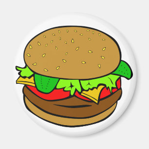 Hamburger-Magnet Magnet