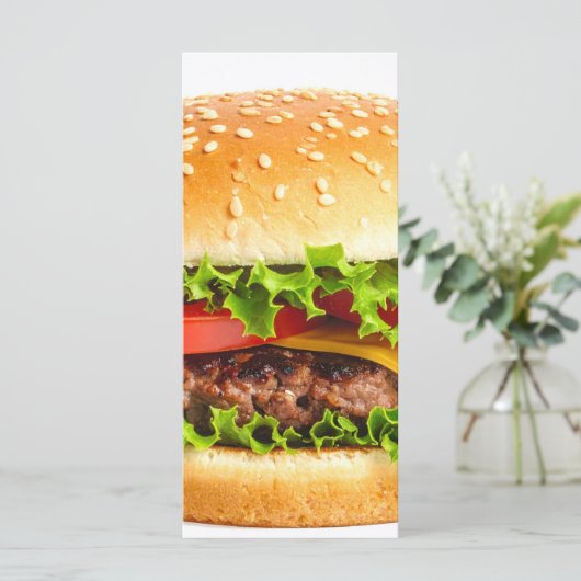 hamburger menükarte (Stehend Vorderseite)