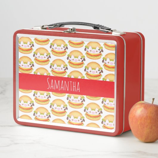 Hamburger Metall Brotdose (Beispiel)