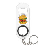Hamburger Mini Flaschenöffner (Rückseite)