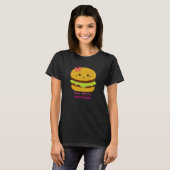 Hamburger mit Schleife T-Shirt (Vorne ganz)