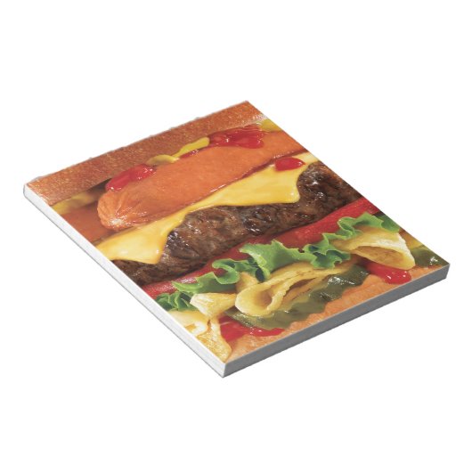 Hamburger Notizblock (angewinkelt)