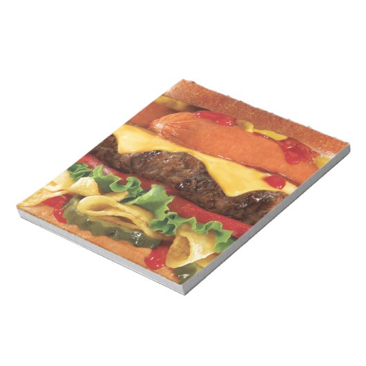Hamburger Notizblock (Rotiert)