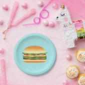 Hamburger Pappteller (Party)