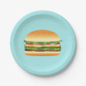 Hamburger Pappteller (Vorderseite)