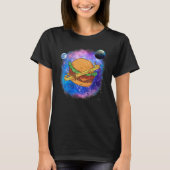 Hamburger Planet Galaxy Burger T-Shirt (Vorderseite)