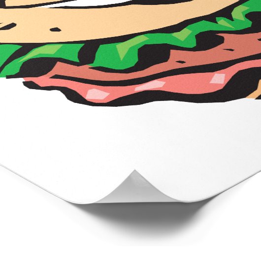 Hamburger Poster (Ecke)