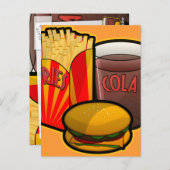 Hamburger Postkarte (Vorne/Hinten)