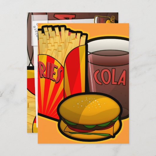 Hamburger Postkarte (Vorne/Hinten)
