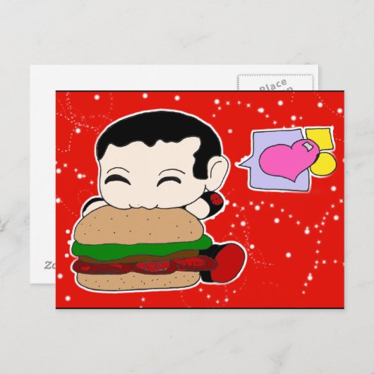 Hamburger Postkarte (Vorne/Hinten)