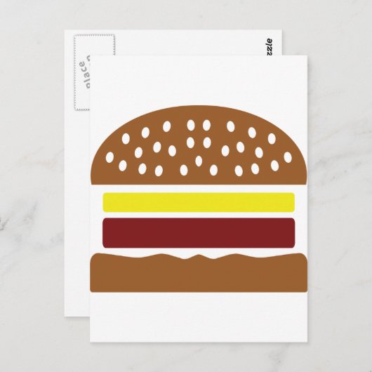 Hamburger Postkarte (Vorne/Hinten)