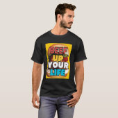 Hamburger Print T - Shirt (Vorne ganz)