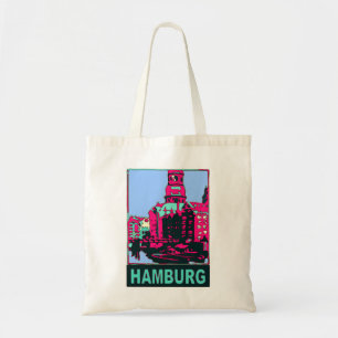 Hamburger Reiseplakat Tragetasche