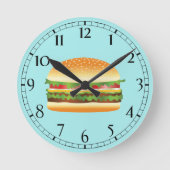 Hamburger Runde Wanduhr (Vorderseite)