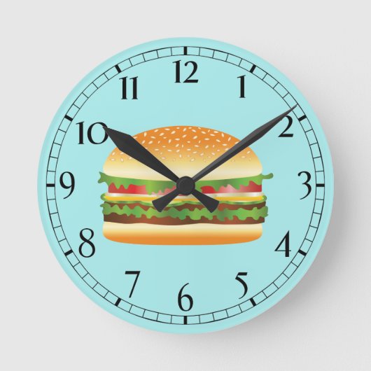 Hamburger Runde Wanduhr (Vorderseite)