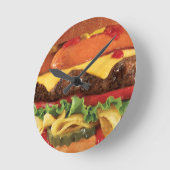 Hamburger Runde Wanduhr (Winkel)