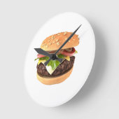 Hamburger Runde Wanduhr (Winkel)