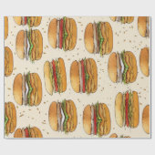 Hamburger Schleifpapier Geschenkpapier (Flach)