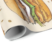 Hamburger Schleifpapier Geschenkpapier (Rolleneckpunkt)