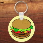 Hamburger Schlüsselanhänger (Vorderseite)