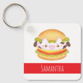 Hamburger Schlüsselanhänger (Vorderseite)