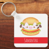 Hamburger Schlüsselanhänger (Vorderseite)