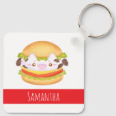 Hamburger Schlüsselanhänger (Rückseite)