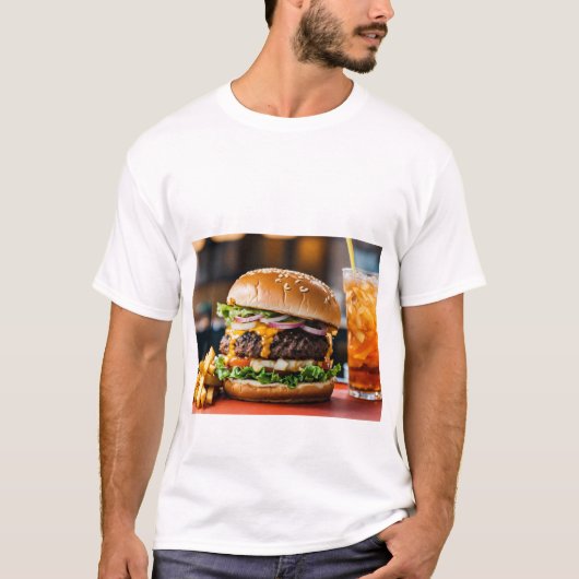 Hamburger-Shirt T-Shirt (Vorderseite)