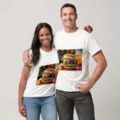 Hamburger-Shirt T-Shirt (Unisex)