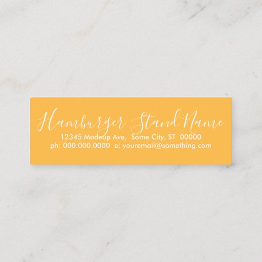 Hamburger-Skript Mini Visitenkarte (Rückseite)