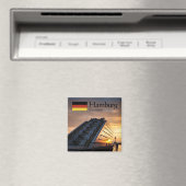 Hamburger Souvenir Magnet (In Situ (Geschirrspüler))