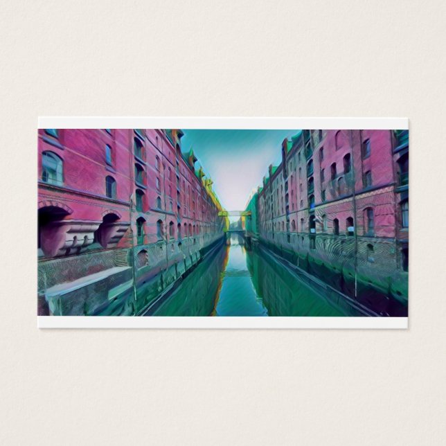 Hamburger Speicherstadt Artwork (Vorderseite)