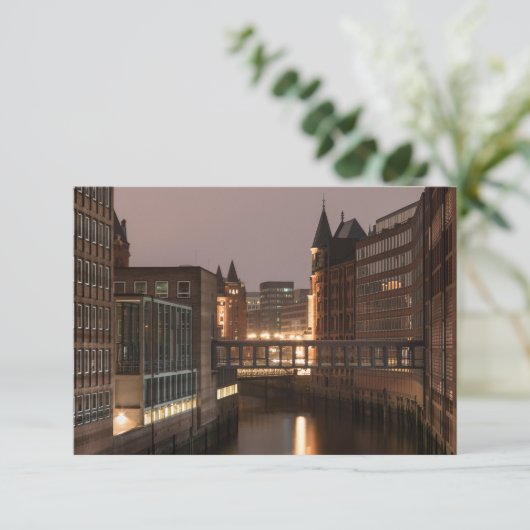 Hamburger Speicherstadt-Karte (Stehend Vorderseite)
