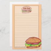 Hamburger Stationery Briefpapier (Vorne/Hinten)