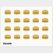 Hamburger Sticker (Blatt)