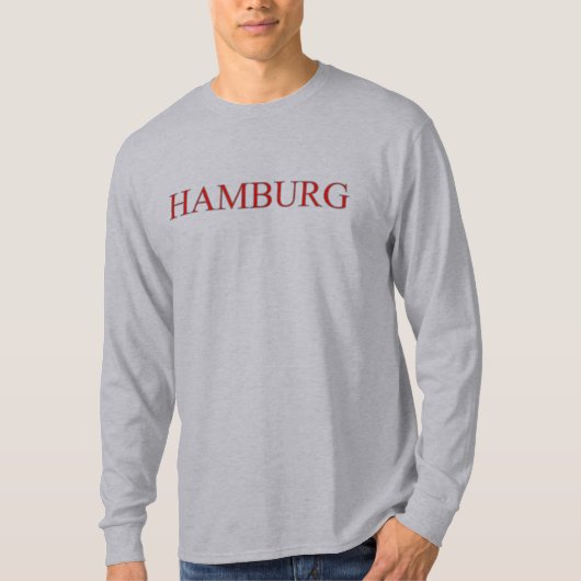 Hamburger Sweatshirt T-Shirt (Vorderseite)