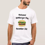 Hamburger Tag 21. Dezember T-Shirt (Vorderseite)