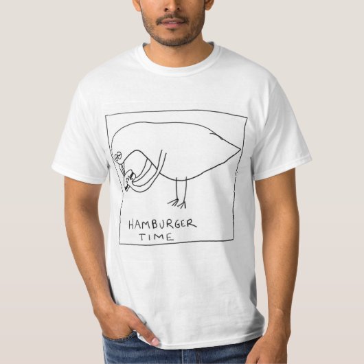 Hamburger Time T-Shirt (Vorderseite)