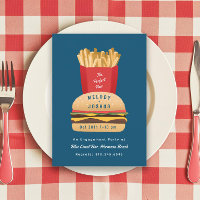 Hamburger und Fries Perfect Pair Couple Dusche