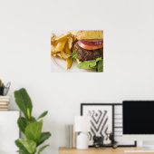 Hamburger und Fries Poster (Heimbüro)