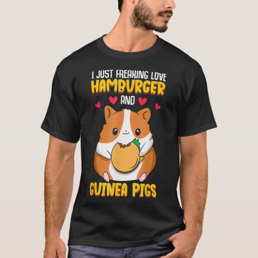 Hamburger und Guinea T-Shirt (Vorderseite)