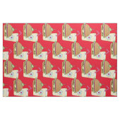 Hamburger und tränengekämmte Baumwolle Küche Stoff (Fat Quarter (45,7 x 55,9 cm))