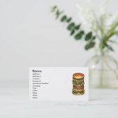 Hamburger Visitenkarte (Stehend Vorderseite)