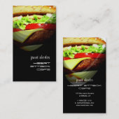 Hamburger Visitenkarten-Vorlage Visitenkarte (Vorne/Hinten)