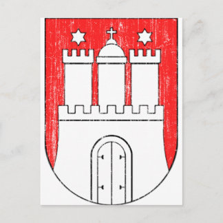 Hamburger Wappen Postkarte