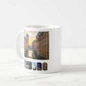 Hamburger Wasserstraße Kaffeetasse (Vorderseite Links)