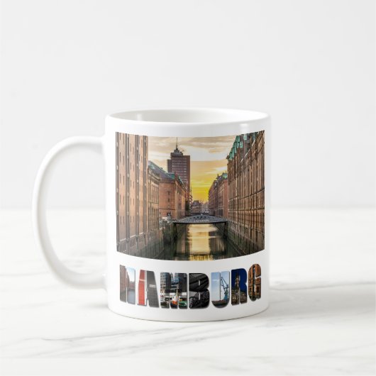 Hamburger Wasserstraße Kaffeetasse (Links)