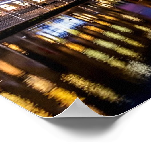 Hamburger Weihnachtsmarkt Poster (Ecke)