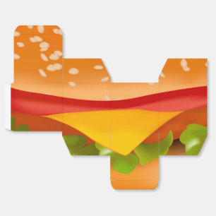 Hamburger zum Mitnehmen Geschenkschachtel