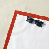 Hamburgerbun niedliches, weiß gestreiftes Café nie Strandtuch (Beispiel)